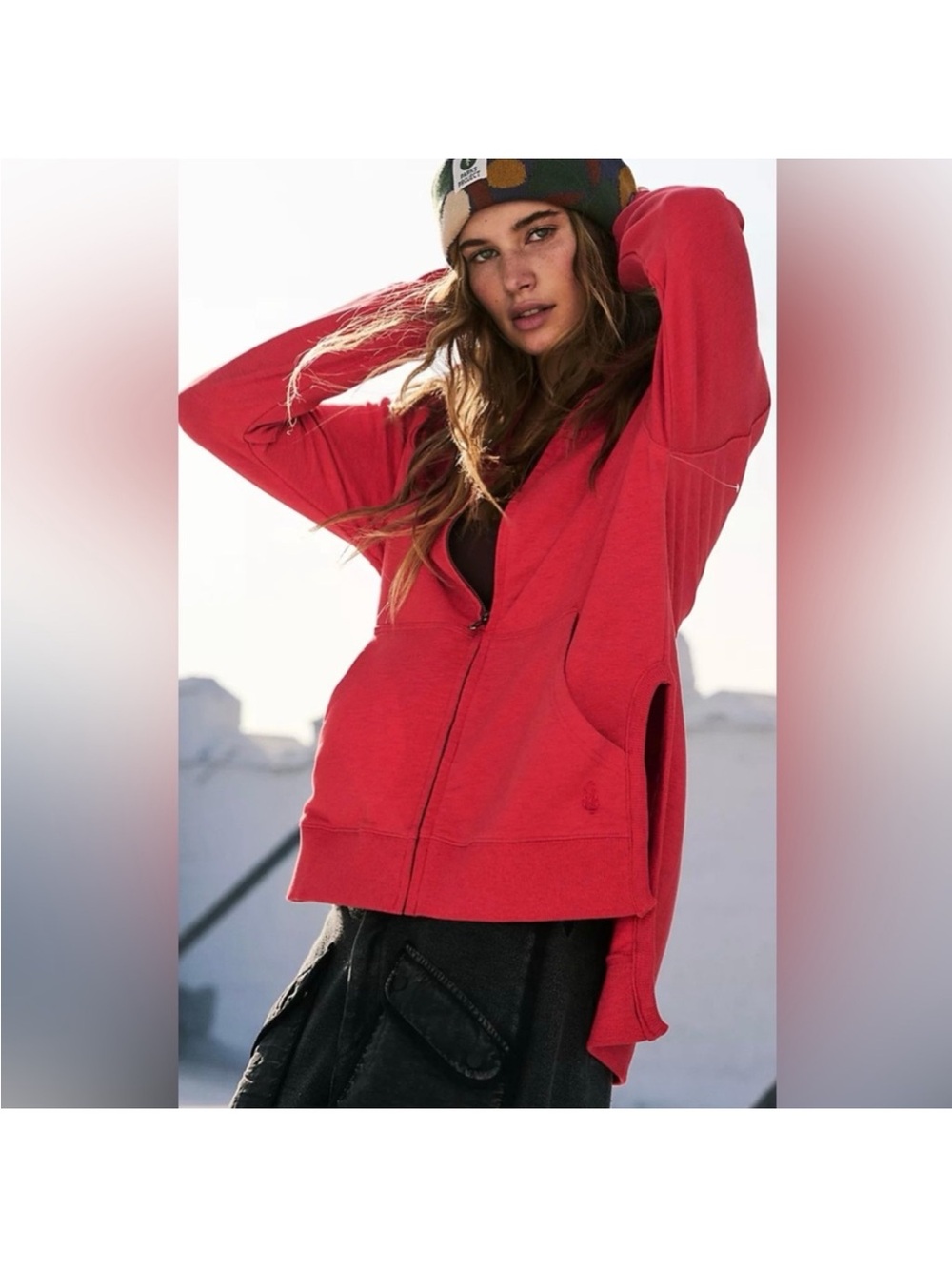 NWOT Free People Movement Baseline zip up sweatshirt